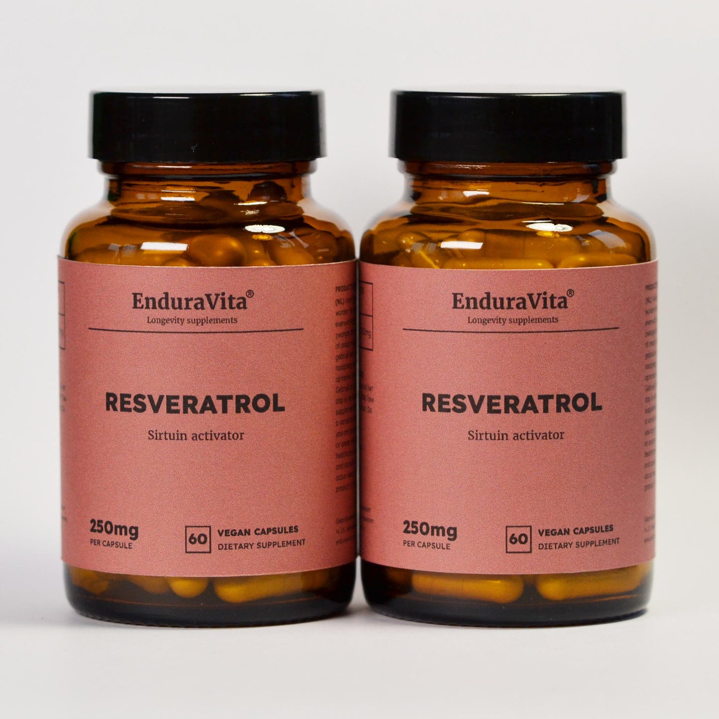 Cápsulas de resveratrol 250 mg