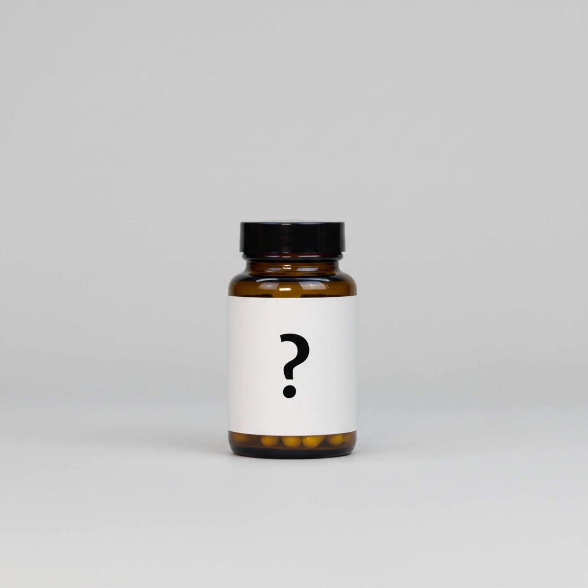 Supplement potje op grijze ondergrond